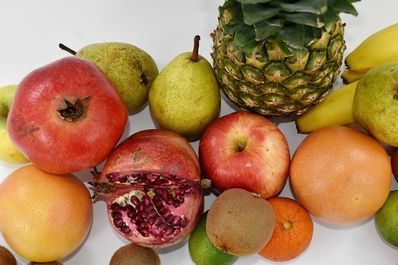 omena, ananas, terve, hedelmät, ruoka, tuottaa, terveys, tuore, ravitsemus, mehu