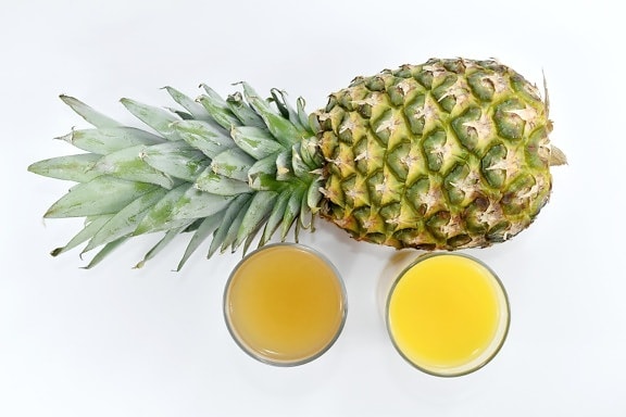 antioxidant, nápoj, nápoj, exotické, čerstvé, ovocné šťavy, ananás, sirup, tropický, jedlo