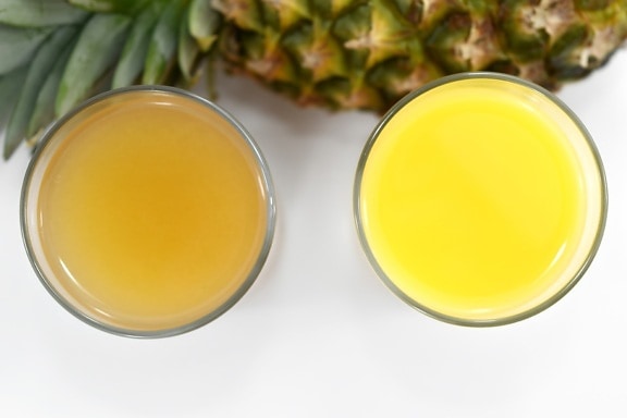 fruit juice, glass, pineapple, syrup, drink, juice, tropical, breakfast, health, food