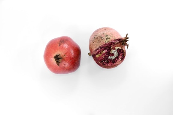 cross section, detail, pomegranate, red, ripe fruit, food, fresh, sweet, fruit, delicious