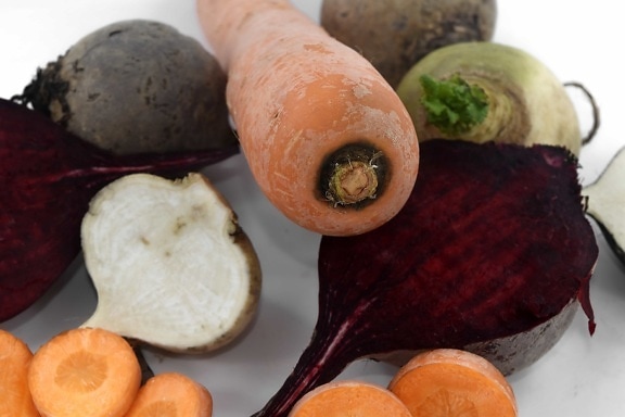 beetroot, radish, turnip, carrot, food, root, vegetable, health, ingredients, farming