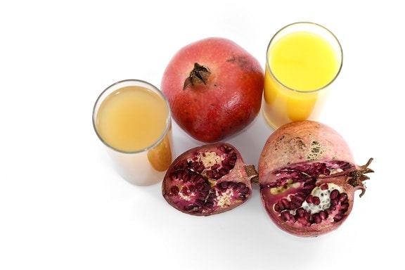antioxidant, citrus, diet, juice, nutrition, pomegranate, ripe fruit, sweet, healthy, fruit