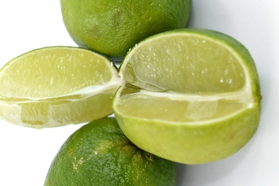 fresh, key lime, wet, health, citrus, lemon, fruit, produce, food, tropical