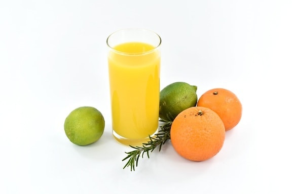 antioksidan, minuman, koktail, jus buah, jeruk nipis, jeruk nipis, jeruk, Rosemary, segar, Jeruk