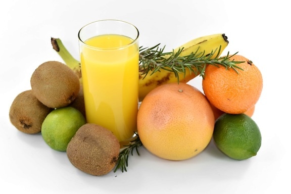 banana, beverage, citrus, diet, grapefruit, key lime, kiwi, liquid, minerals, vitamins