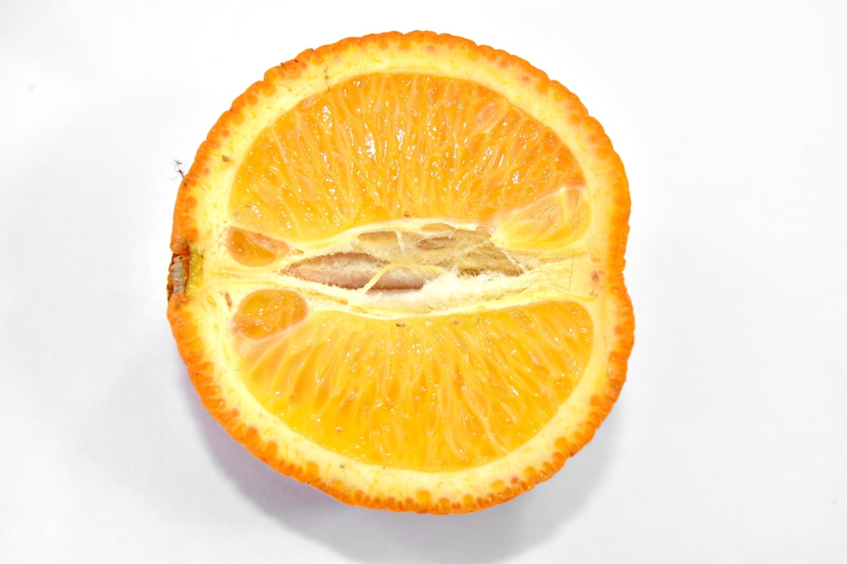 cercle, agrumes, coupe transversale, en détail, fruits, la moitié, tour, mandarine, orange, Mandarin