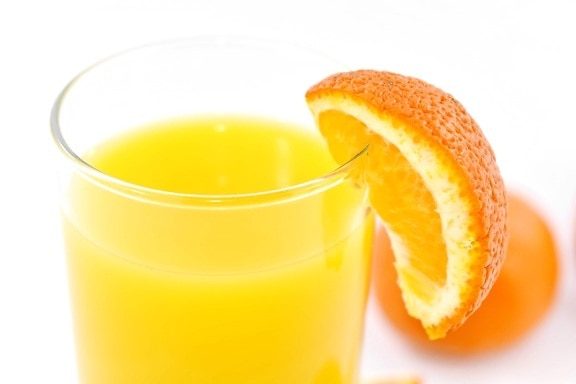 blurry, bright, drink, fresh, fruit juice, mandarin, slice, beverage, healthy, juice