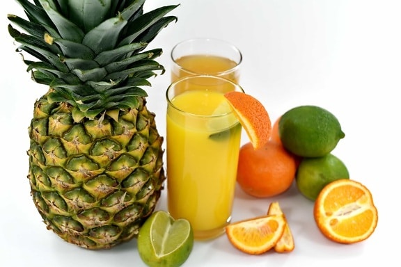 apetyt, zapach, napoje, owoców cytrusowych, zimnej wody, napój, świeży, koktajl owoców, limonka, mandaryński