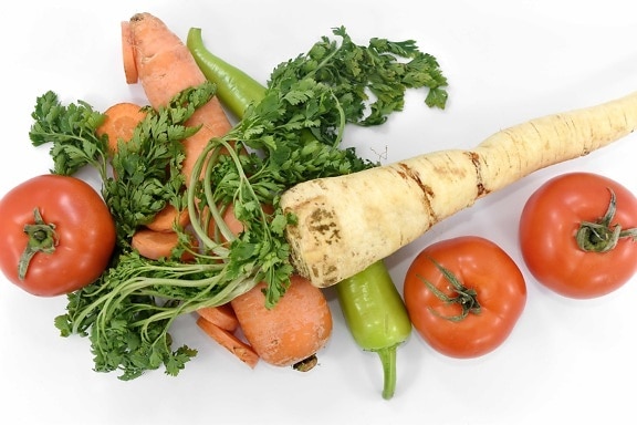 antioxidant, carbohydrate, carrot, parsley, tomatoes, diet, food, lunch, meal, vegetable