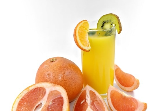 przeciwutleniacz, napoje, diety, koktajl owoców, sok owocowy, grejpfrut, witamina C, owoców cytrusowych, sok, tropikalny