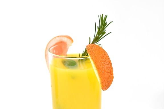 bebidas, fresco, coctel de frutas, limonada, menta, naranja, vitamina C, jugo de, tropical, frío