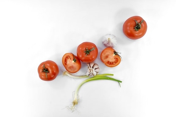antioxidant, garlic, tomatoes, vitamin C, wild onion, food, tomato, nutrition, vegetable, nature