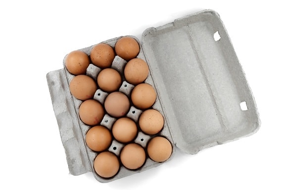 uovo, cibo, colesterolo, conchiglia, casella, cucina, sano, nutrizione, cartone, contenitore