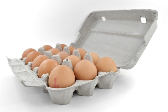 detail, dozen, egg, egg box, many, product, food, eggshell, shell, cholesterol