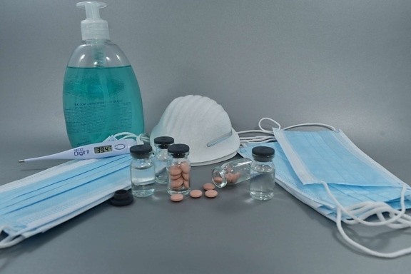 Free picture: antibacterial, antibiotic, antibody, face mask, gloves ...