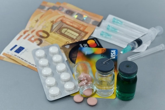 obchodní, koronavirus, COVID-19, lék, trh, Marketing, peníze, farmakologie, lékárna, testování