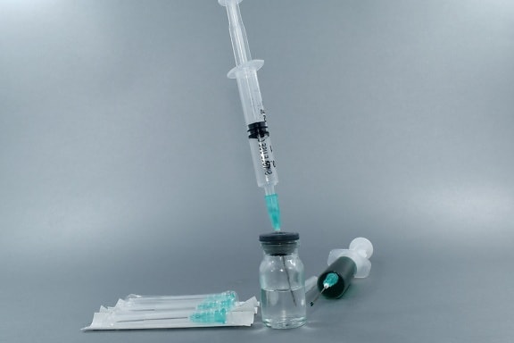 bottle, injection, meditation, needle, pharmacology, pharmacy, syringe, vaccination, vaccine, device