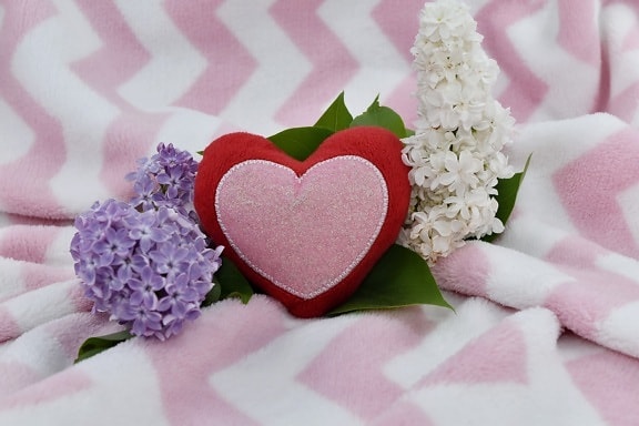 náklonnosť, krásne kvety, srdce, orgován, láska, manželstvo, romance, Kytica, ružová, kvety