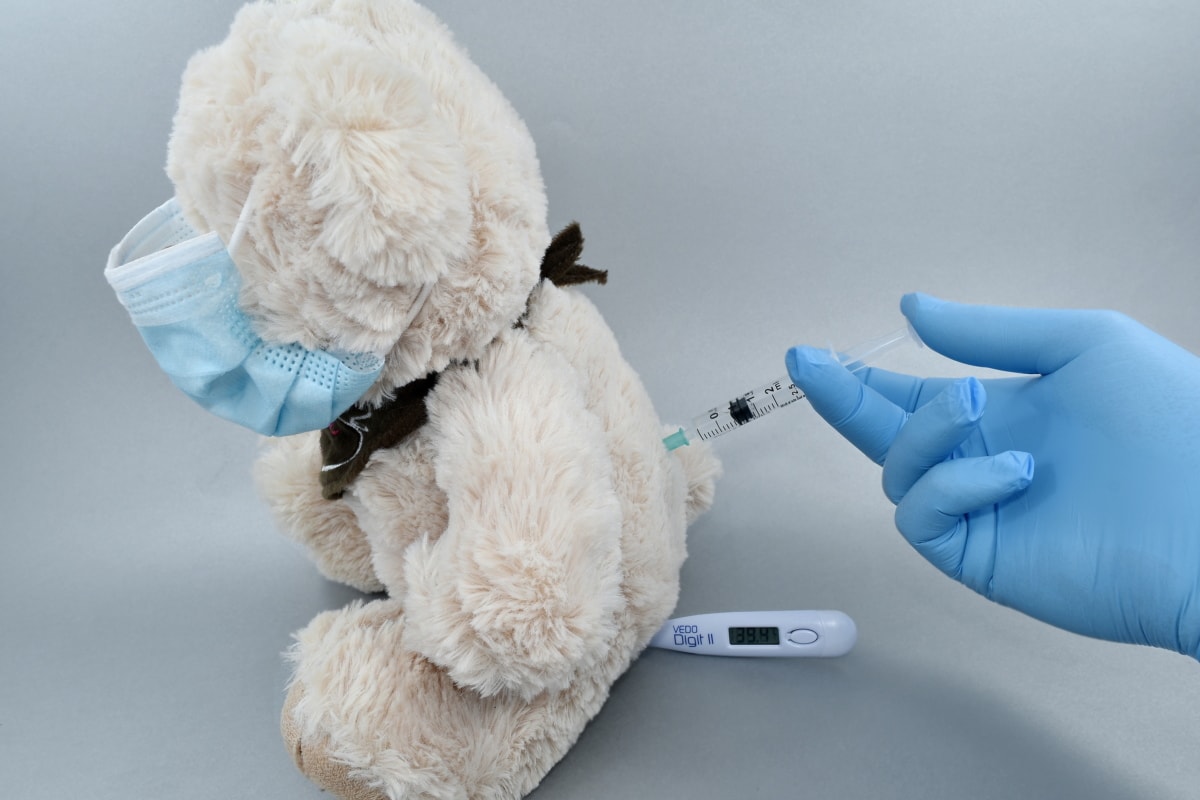 cure, diagnosis, face mask, hand, health care, temperature, treatment, vaccination, vaccine, teddy bear toy