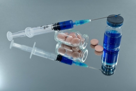 blue, drugs, medication, pill, pills, vaccine, pharmacology, syringe, medicine, treatment