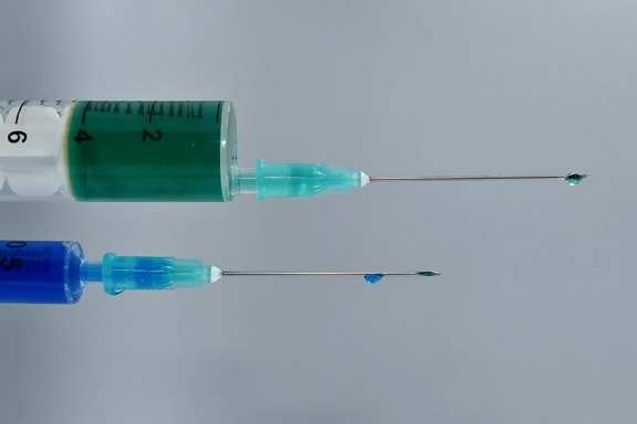 close-up, macro, needles, precision, syringe, vaccination, vaccine, medicine, instrument, healthcare