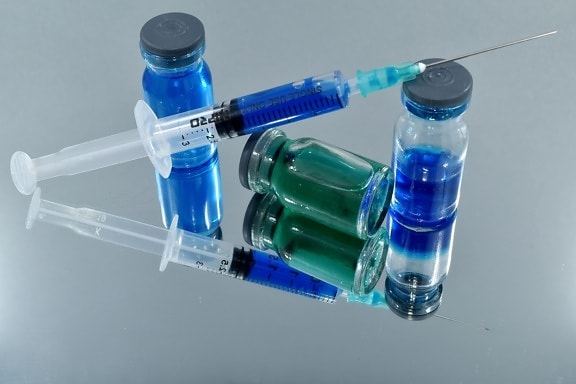 antitoxine, bleu, COVID-19, vert, liquide, sérum, médecine, plastique, soins de santé, Science