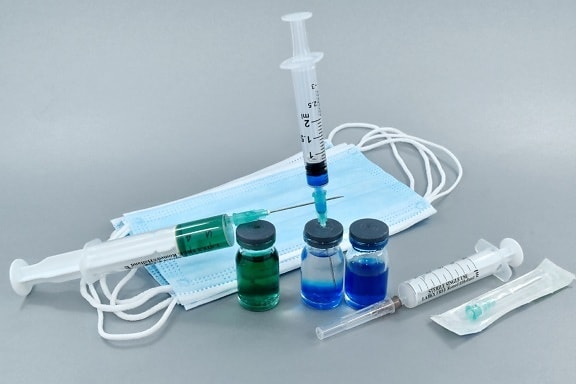 Free picture: COVID-19, gloves, latex, SARS-CoV-2, syringe, vaccine ...