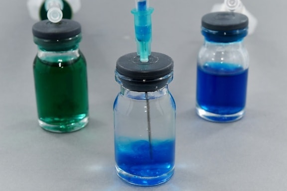 blue, cure, vaccine, health, bottle, container, treatment, pharmacology, chemistry, healthcare