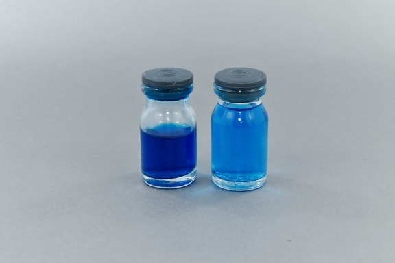blu, bottiglie, prodotto chimico, chimica, settore, farmacologia, purezza, natura morta, bottiglia, medicina