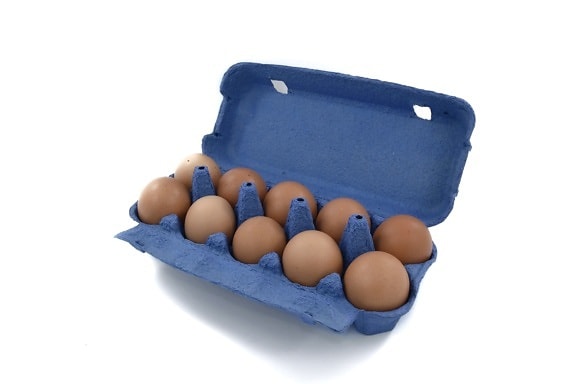 egg, egg box, egg yolk, package, product, protein, container, food, shell, plastic