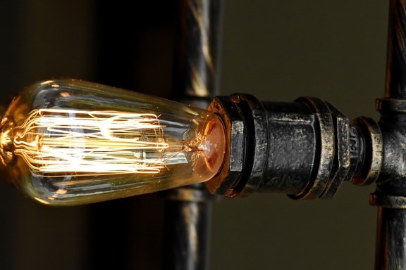 design, electricity, light brown, light bulb, pipe, piping, lamp, energy, old, light
