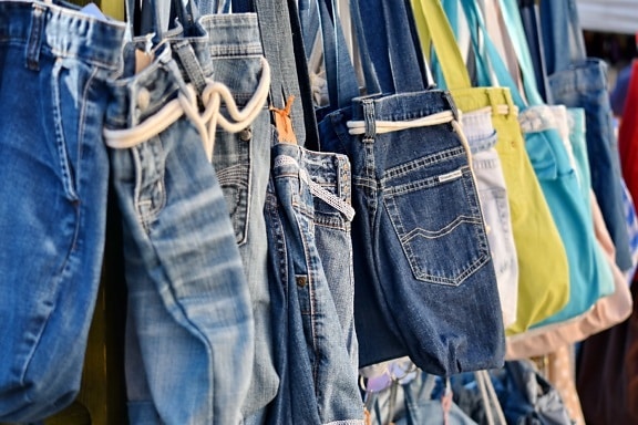 jeans, denim, clothing, garment, trouser, pocket, covering, pants, fashion, textile