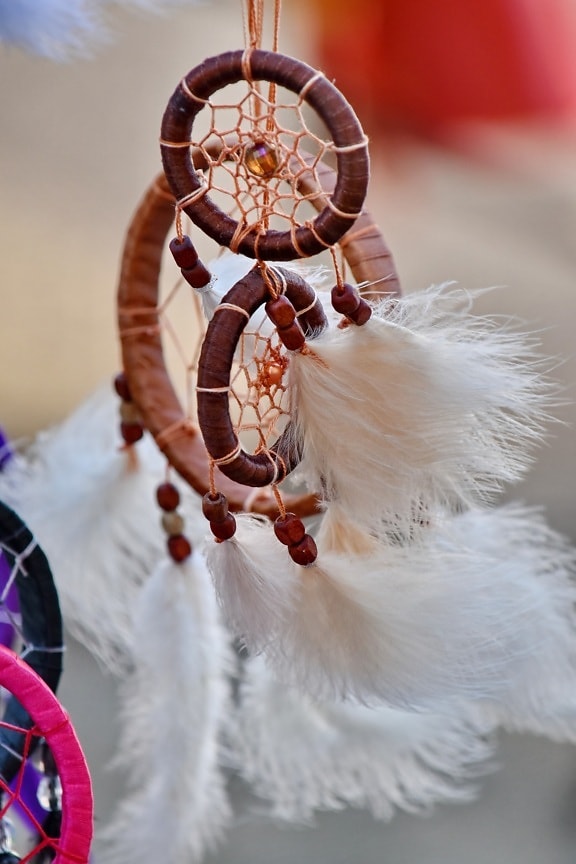 fantasy, feather, handmade, indian, object, symbol, traditional, festival, beads, outdoors