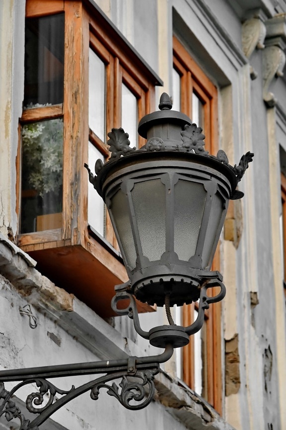 baroque, cast iron, facade, lamp, street, tourist attraction, urban area, classic, lantern, old