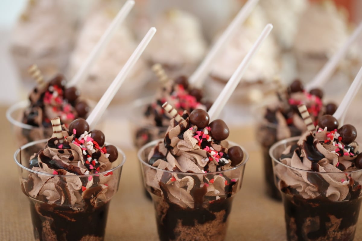 冰淇淋, 奶油, 水果, 巧克力, 糖, 餐饮, 甜, 香草, 美味, 黑暗