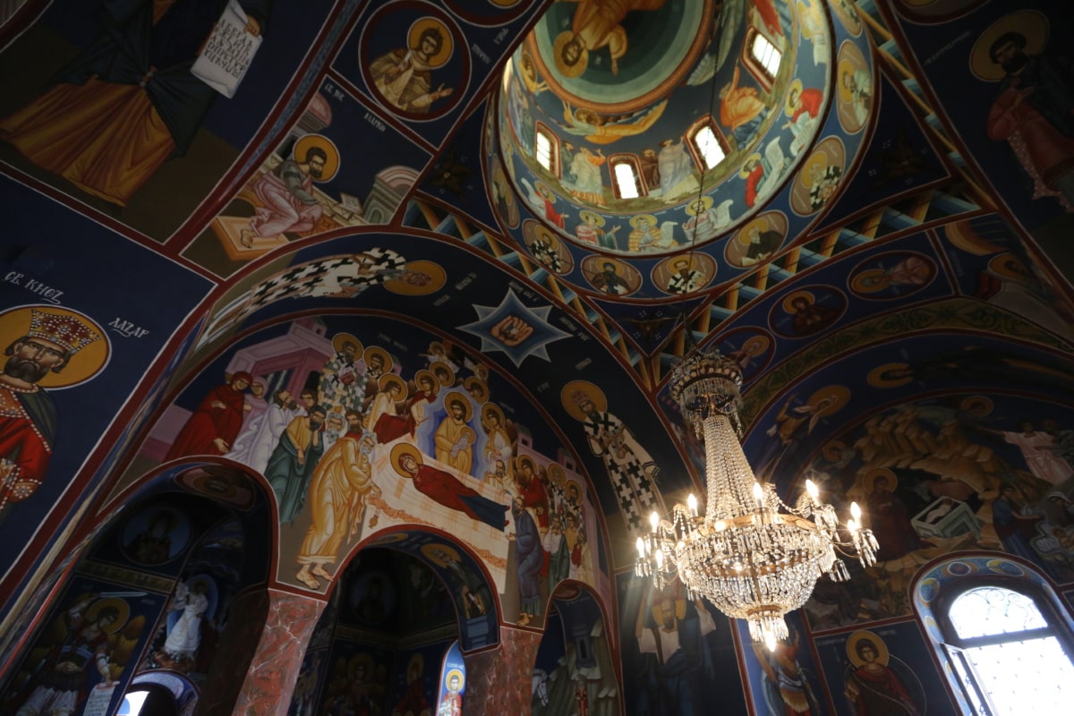 алтарь, византийский, кафедральный собор, Часовня, Культура, купол, изобразительное искусство, религиозные, духовность, стены