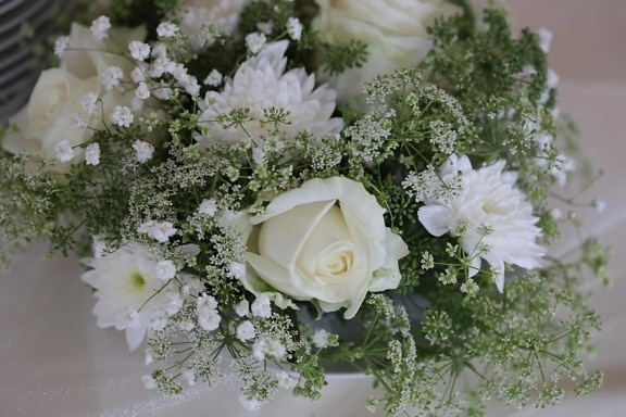 decorativi, seta, Tovaglia, vaso, bouquet da sposa, bouquet, arbusto, decorazione, disposizione, fiori