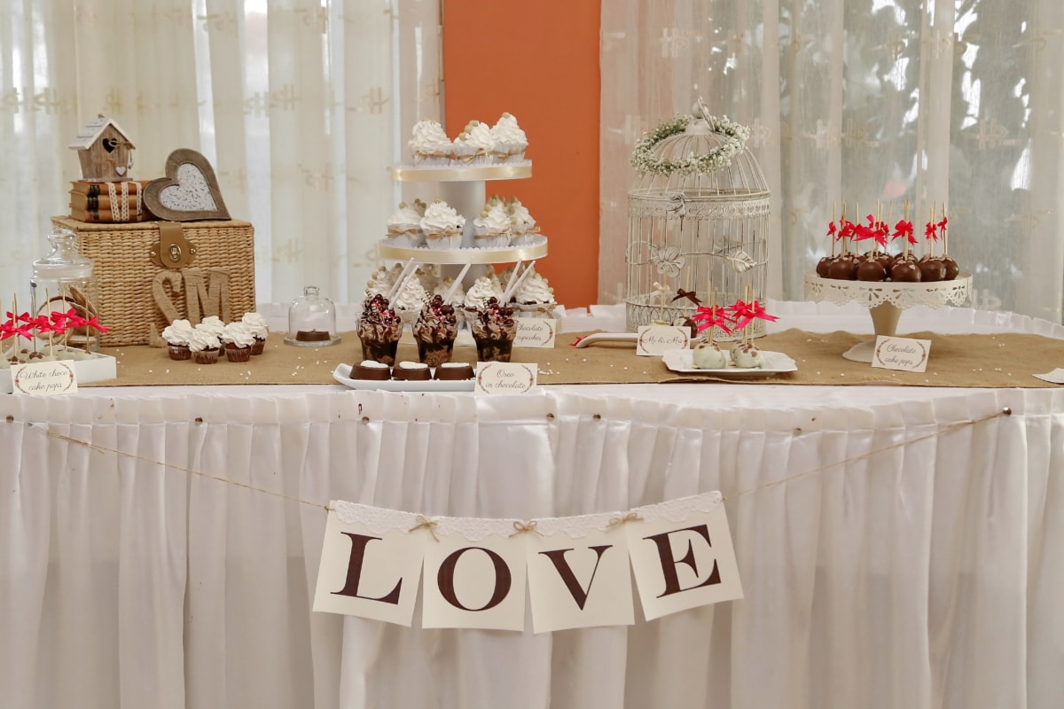 töreni, dekorasyon, lezzetli, tatlı, mobilya, otel, dondurma, Düğün, Düğün pastası, perde