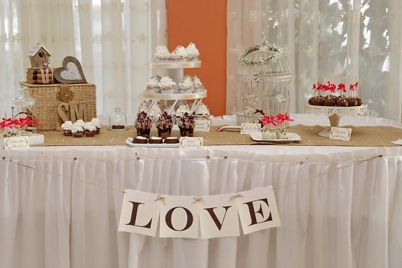 ceremony, decoration, delicious, dessert, furniture, hotel, icecream, wedding, wedding cake, curtain