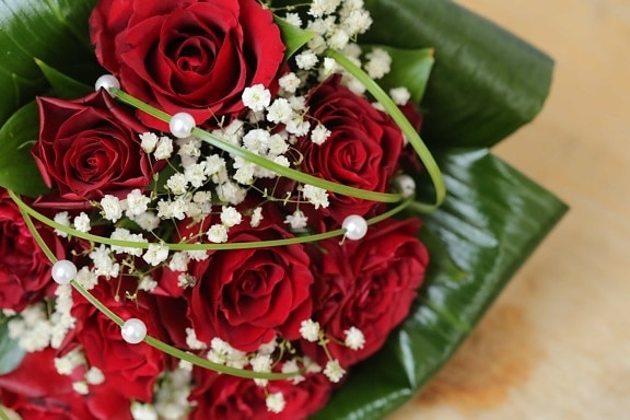 foglie verdi, Rosetta, bouquet da sposa, amore, matrimonio, romanza, disposizione, matrimonio, bouquet, sposa