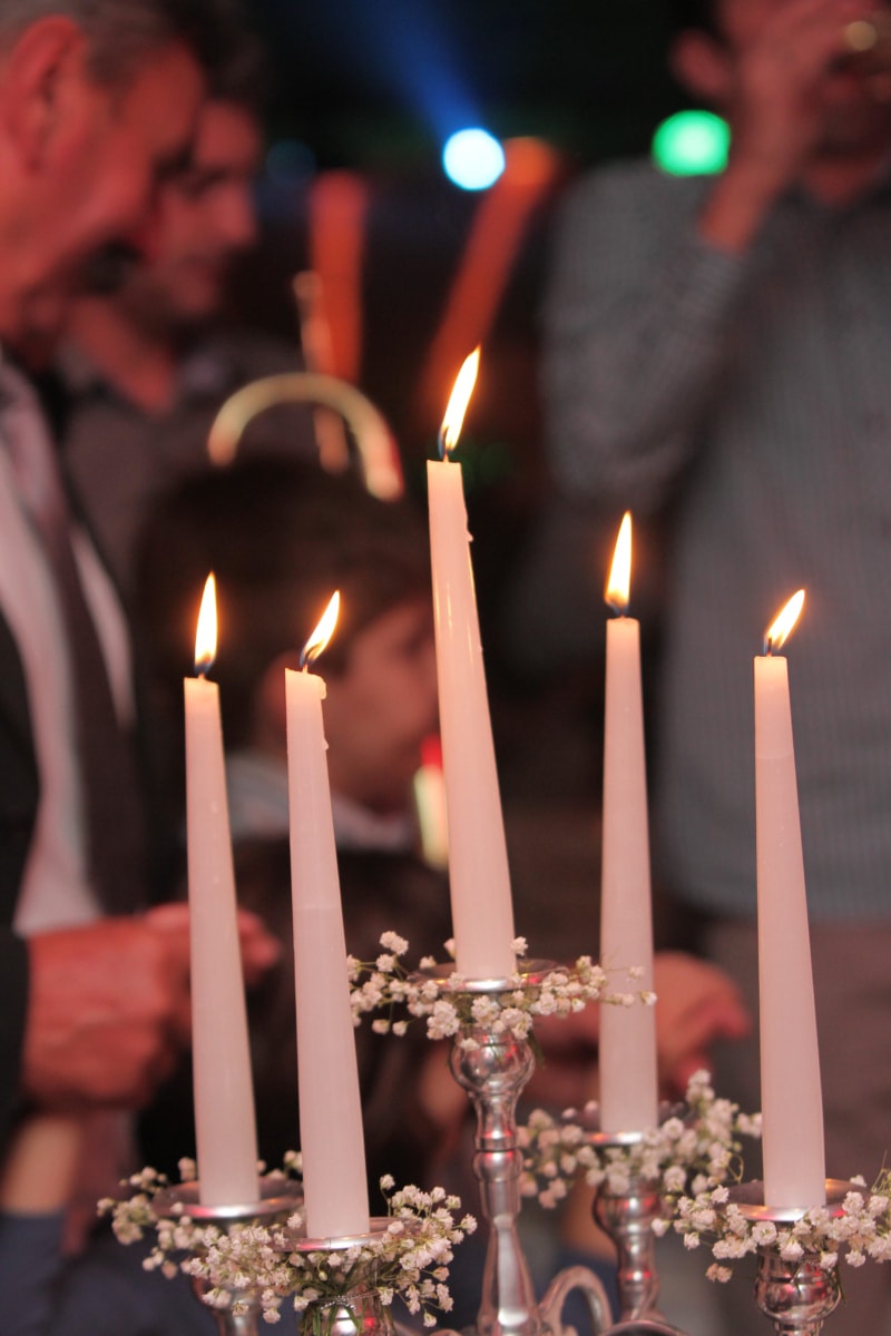svíčky, svícen, oslava, plamen, strana, Držitel, oheň, svíčka, vypálit, světlo