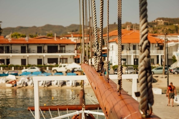 viagens, corda, veleiro, atração turística, navegação, água, barco, motos de água, mar, Porto