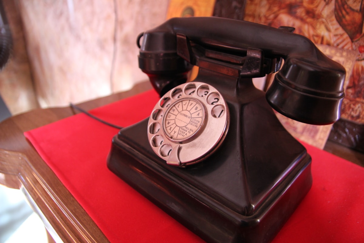 電話, 電話線, 古い, 備品, サーバへの通知, 技術, 通信, レトロ, 呼び出し, アンティーク