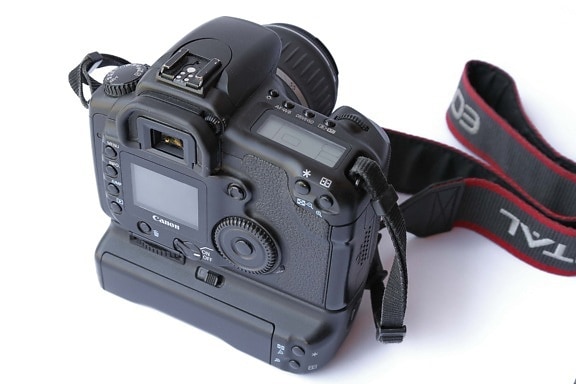 fotocamera digitale, cinturino, professionale, fotografia, batteria, apparecchiatura, lente, fotocamera, tecnologia, il film