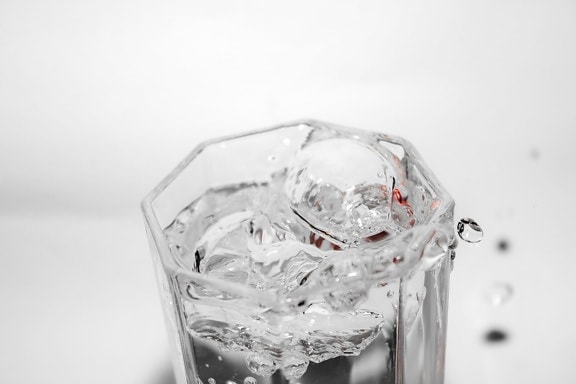 Flüssigkeit, Wasser zu trinken, Aqua, Kristall, Spritzen, Reinheit, Kälte, Eis, Blase, Glas