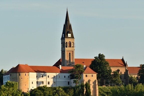 church of saint Ivana Kapistrana, church, castle, Croatia, tower, university, religion, architecture