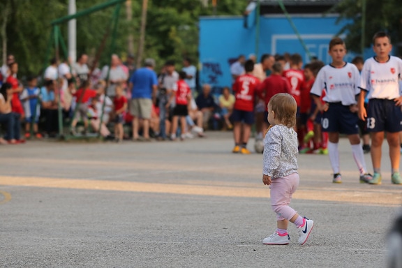 toddler, baby, amateur, audience, team, spectator, soccer, crowd, competition, runner