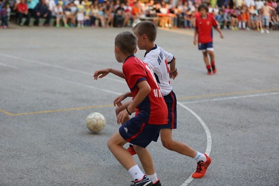 team, boys, children, soccer ball, tournament, athlete, competition, ball, player, game