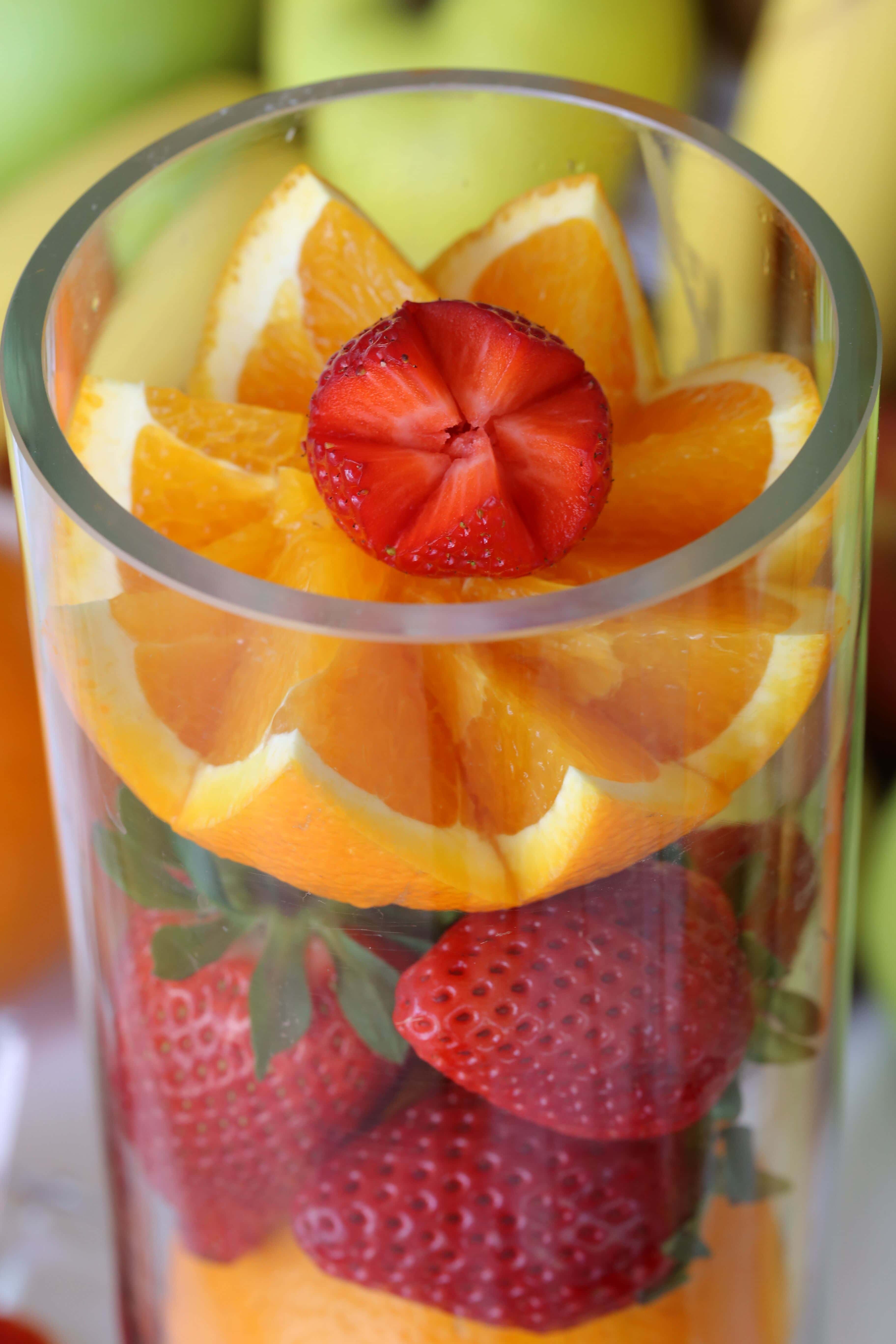 Kostenlose Bild: Obst, Erdbeeren, Orangen, Frucht-cocktail, Orange peel ...