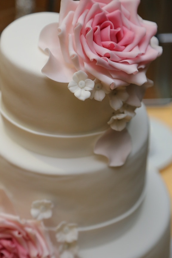 เค้ก, เค้กแต่งงาน, โรแมนติก, สง่างาม, โรแมนติก, ความรัก, งานแต่งงาน, กุหลาบ, ดอกไม้, ถ้วย
